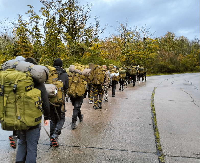 formation de terrain des aspirants métiers défense prévention sécurité 